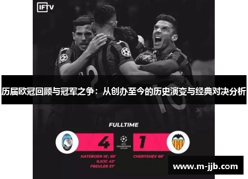 历届欧冠回顾与冠军之争：从创办至今的历史演变与经典对决分析