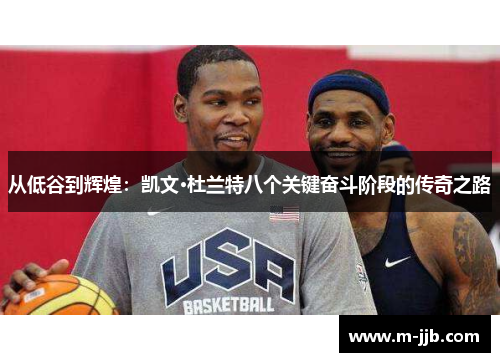 从低谷到辉煌：凯文·杜兰特八个关键奋斗阶段的传奇之路